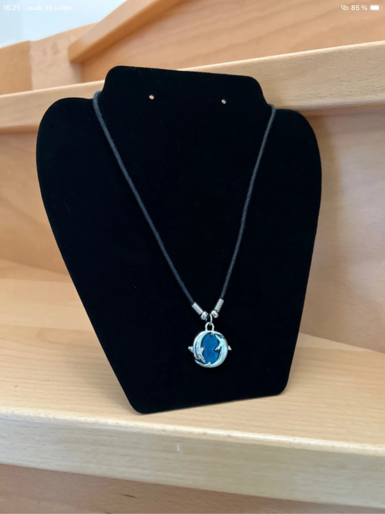 COLLIER ET PENDENTIF COUPLES DE DAUPHINS 🐬 
